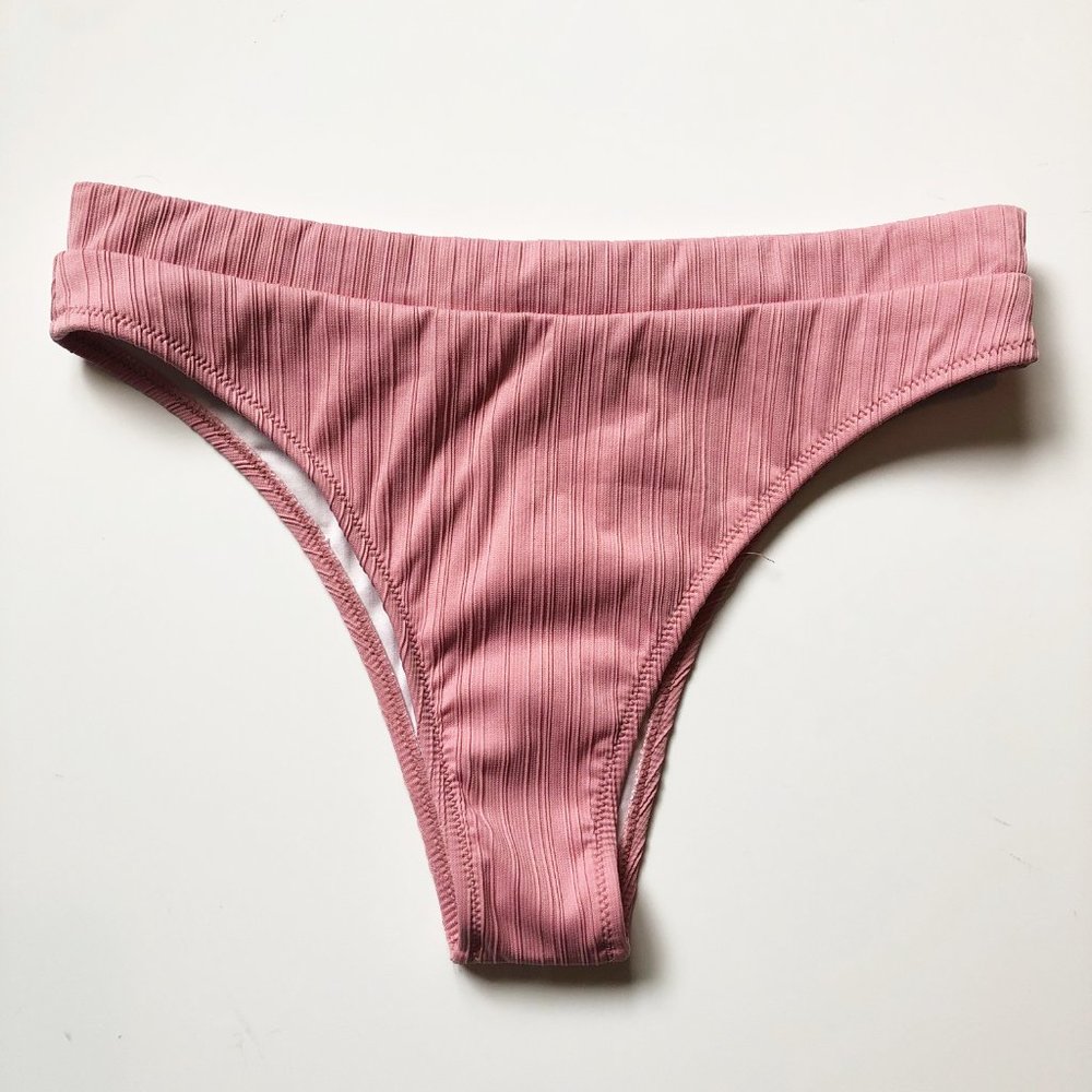 RHYTHM. | Made For Adventure Pink Cheeky Bikini Bottoms | Size L